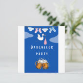 パパ・シャワーおむつダドシェル、ビールパーティー 招待状 (スタンド正面)