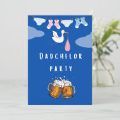 パパ・シャワーおむつダドシェル、ビールパーティー 招待状 (スタンド正面)