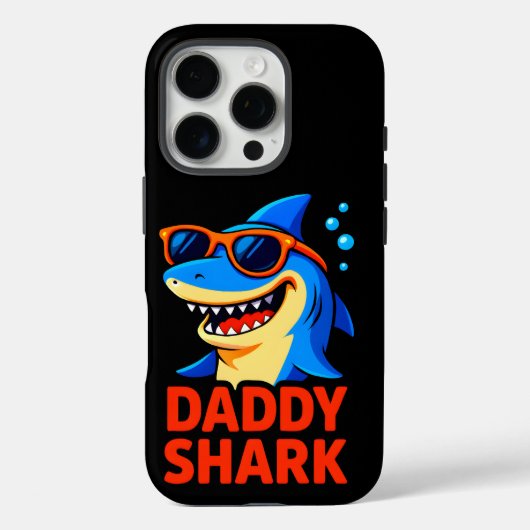 パパ・シャーク父の日のプレゼント Case-Mate iPhoneケース (裏面)