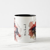 パパ・スーパーヒーロー ツートーンマグカップ (中央)