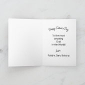 パパ、ソンズファースト・ヒーロー、娘ファースト・ラブ カード (内部)