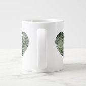 パパ&チャイルドフォト – ハートフレーム最高のパパEver | ジャンボコーヒーマグカップ (裏面)