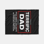 パパ – ドおもしろいナルドトランプ神父の日ギフト フリースブランケット (正面(横))