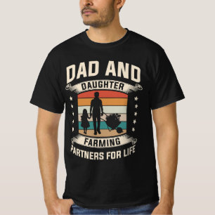 パパ&ドーター農業チーム🌾🚜 Tシャツ