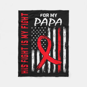 パパ ハート病 Awareness Month 製品 アメリカ フリースブランケット