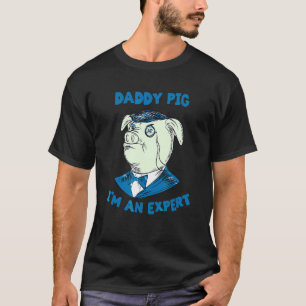 パパ・ピグ私はアパレルの専門家だ Tシャツ