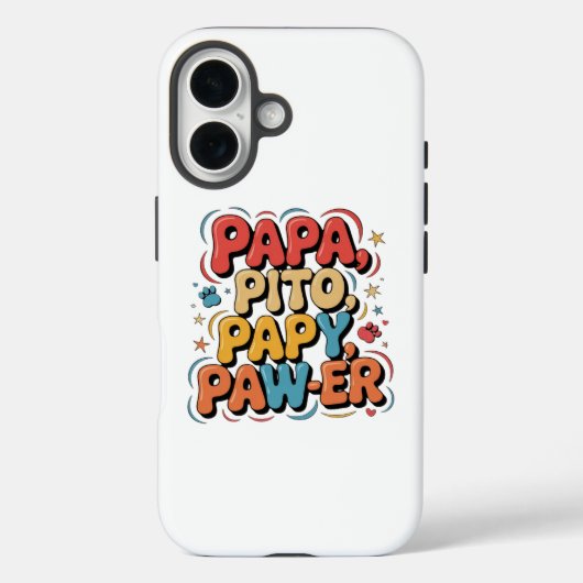パパ ピト パピー パワー Case-Mate iPhoneケース (裏面)