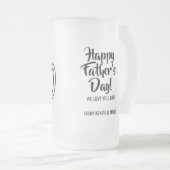 パパ·フューエル·ブラック·ファザーズ·デイ·ビール·マグ フロストグラスビールジョッキ (正面右)
