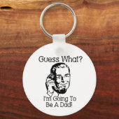 パパ・ブラック キーホルダー (正面)