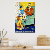 パパ？-プリント ポスター (キッチン)