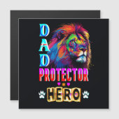 パパ プロテクター ヒーロー マグネット招待状 (正面/裏面)