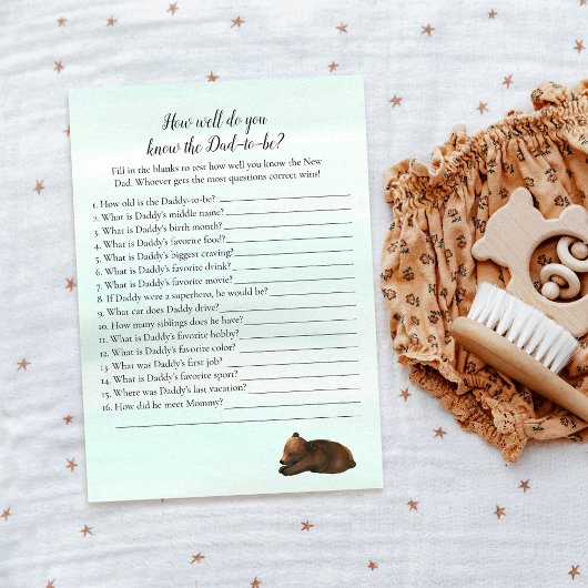 パパ・ベアーゲームを知最高のる森の冒険 招待状