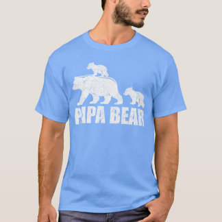 パパ+ベア+子グマ+ダディ+ベアウィンシャツ パパ 2 女の子 向け Tシャツ