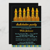 パパ ベビーシャワー - ダッドチェラー ディーパーティー招待状 招待状 (正面/裏面)