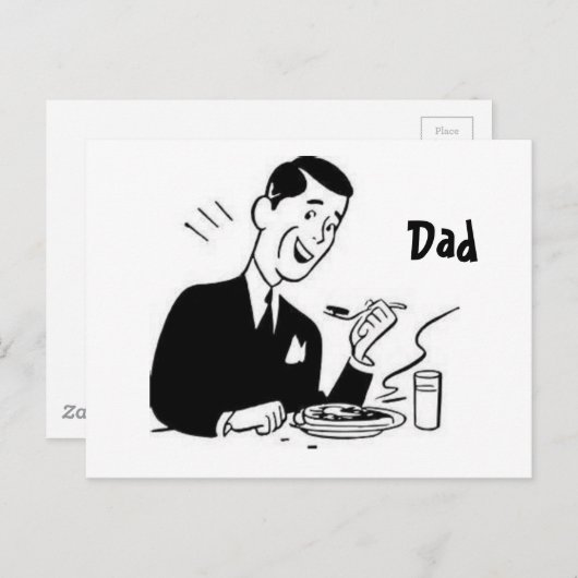 パパ ポストカード (正面/裏面)