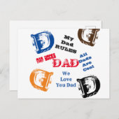 パパ ポストカード (正面/裏面)