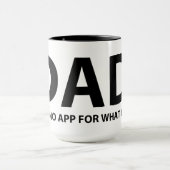 「パパ」 マグカップ (中央)