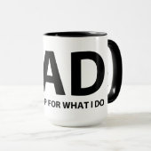 「パパ」 マグカップ (正面右)