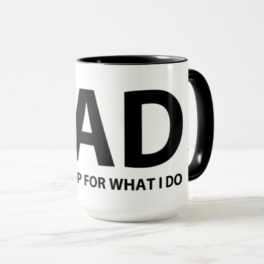 「パパ」 マグカップ (正面右)