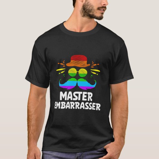 パパ・マスター・エンブラサー お父さん お母さん Tシャツ (正面)