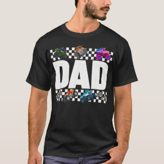 パパ モンスタートラック ファミリー クルー お誕生日おめでとう マッチング Tシャツ