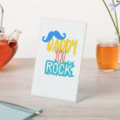 「パパ・ユー・ロック」 台座サイン (インサイチュ)