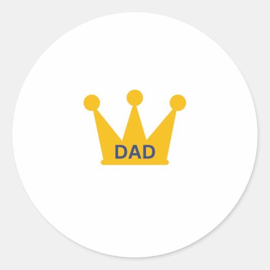 パパ ラウンドシール (正面)