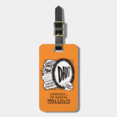 パパ!ラゲッジタグ.漫画バージョン旅行ラベル ラゲッジタグ (正面縦)