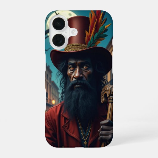 パパ・レグバ iPhone 16ケース (裏面)