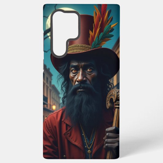 パパ・レグバ SAMSUNG GALAXYケース (裏面)