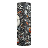 パパ:レース、車、整備士の夢 タンブラー (裏面)