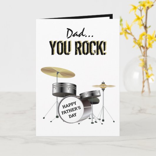 パパ...ロック！<bpt i="2"/>父の日<ept i="3"/> カード (黄色い花)