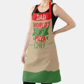 パパ – 世界のピザシェフ最高の – タンのトリコロール エプロン (インサイチュ)