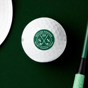 パパ「世界一の父」グリーン ゴルフボール