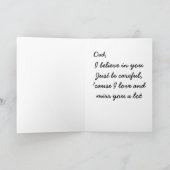 パパ、信じ私はあなた シーズンカード (内部)