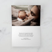 「パパ&僕」 初めての父の日フォト カード (内部)