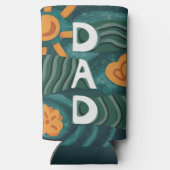 パパ – 全国パパ鑑賞日グリーン スリム缶クーラー (裏面)