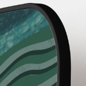 パパ – 全国パパ鑑賞日グリーン ピックルボールラケット (左詳細)