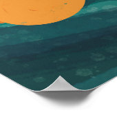 パパ – 全国パパ鑑賞日グリーン ポスター (角)