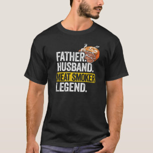 パパ 夫 肉の煙突伝説のブリスケット Tシャツ