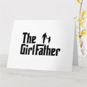 パパ 娘 お父さん 面白い 女の子のパパ カード (黄色い花)