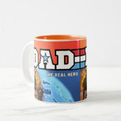 パパ: 実在英雄 ツートーンマグカップ (正面左)