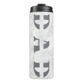 パパ:家族、愛、思い出グレー タンブラー (正面)