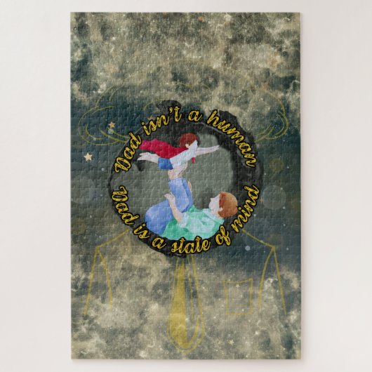 パパ、州、心 ジグソーパズル (縦)