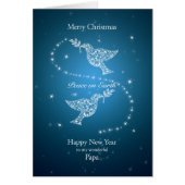 パパ、平和クリスマスの鳩 (正面)