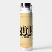 パパ[年]から – はっきりしたヴィンテージタイポグラフィ水B ウォーターボトル (正面)