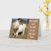 **パパ**息子さんのユーモア**誕生日** カード (黄色い花)