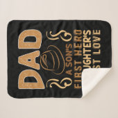 パパ-息子の初のヒーロー娘の初恋 シェルパブランケット (正面(横))