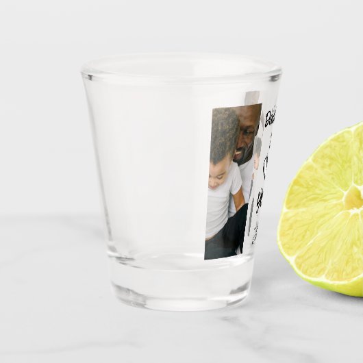 パパ、愛してる | 写真パーソナライズされたショットガラス ショットグラス (左)