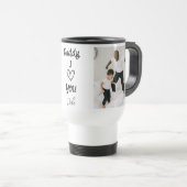 パパ、愛してる | 写真パーソナライズされたタンブラー トラベルマグ (正面右)